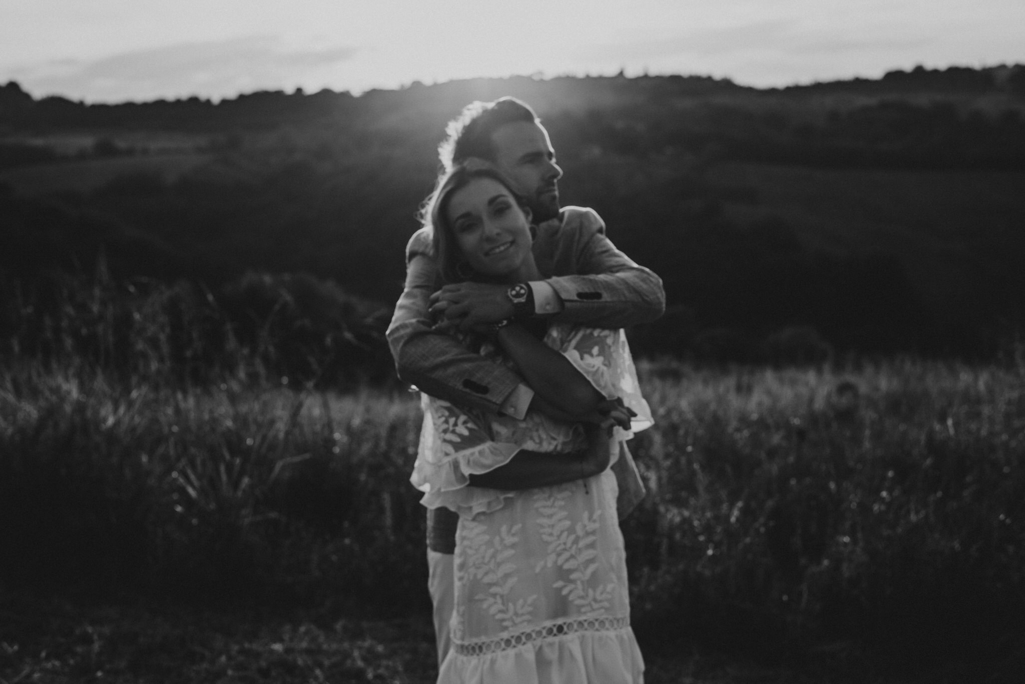 Pre-wedding couple photoshoot in Tuscany