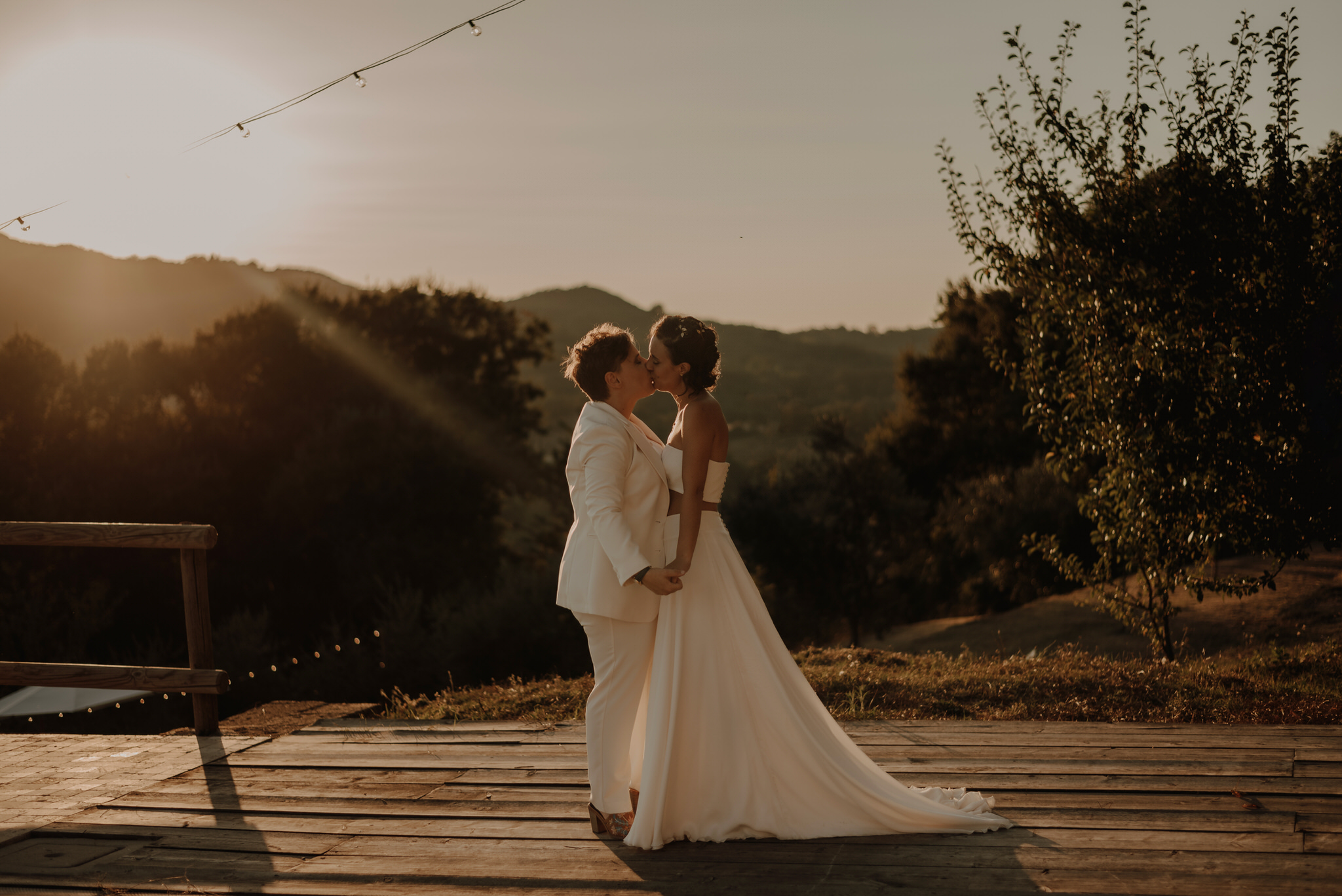 Tea for Two Hearts Tuscan Wedding