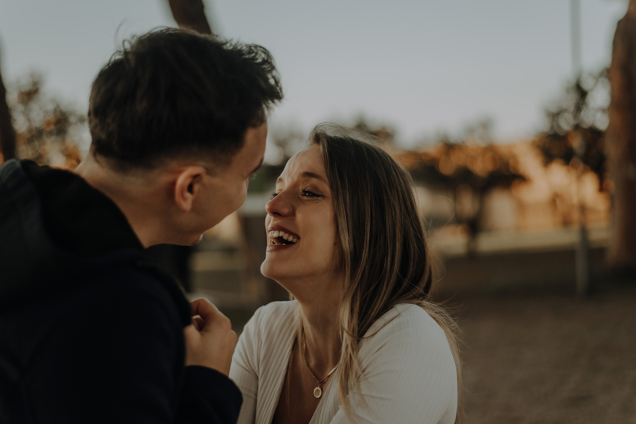 surprise proposal sunset Rome